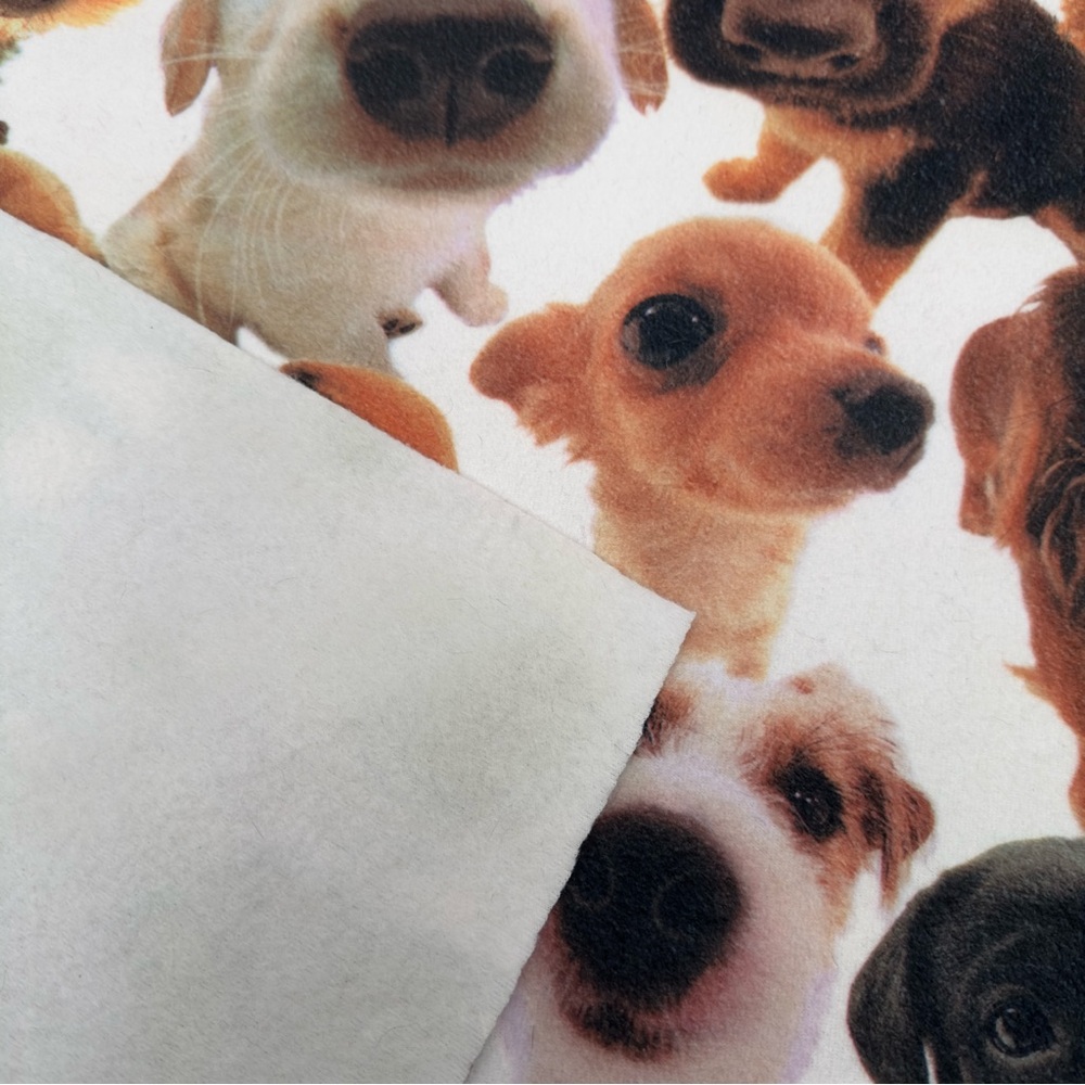 Dog Pattern “Fleece-like “ Material - Picture 3 of 4